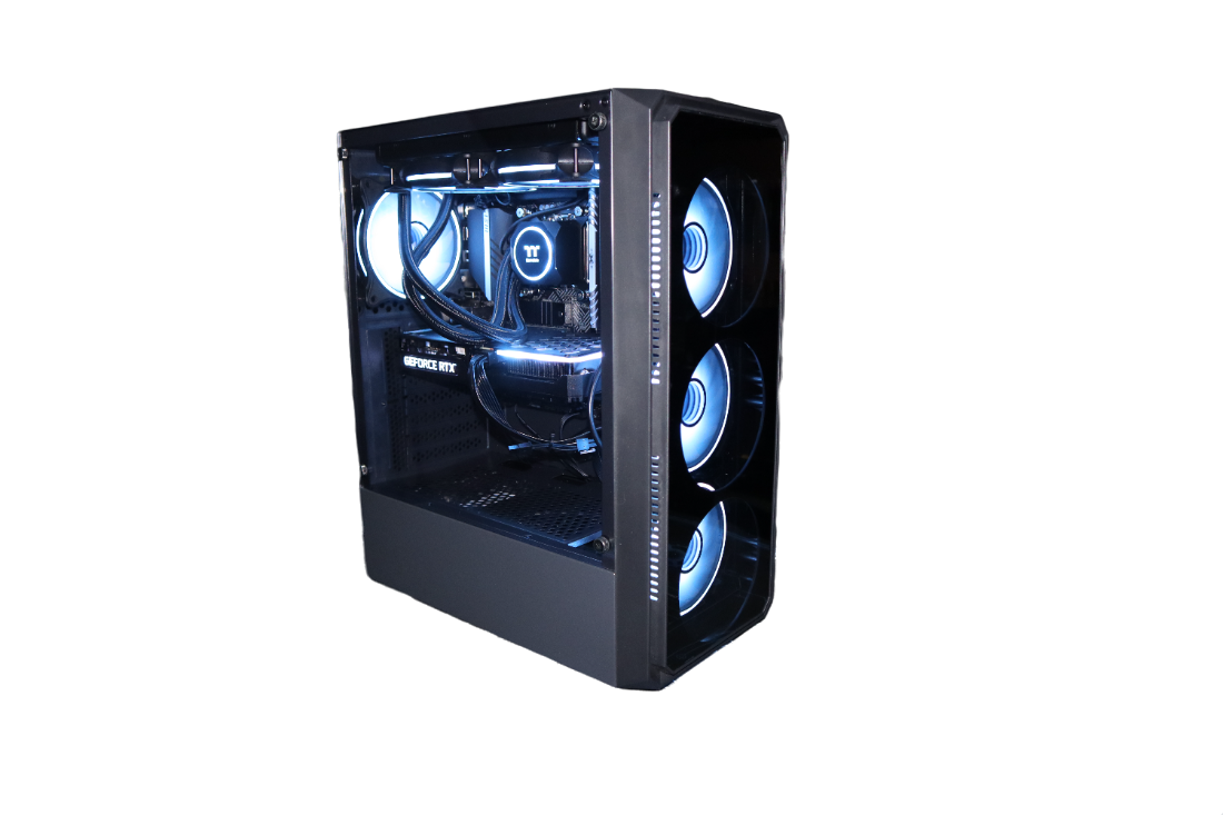 VELOCITY SERIES Gaming PC, Intel Core i5-12400F 4.4GHz, GeForce RTX 3060ti 8GB, 16GB DDR4, 1TB SSD, WiFi & Win 10 Pro