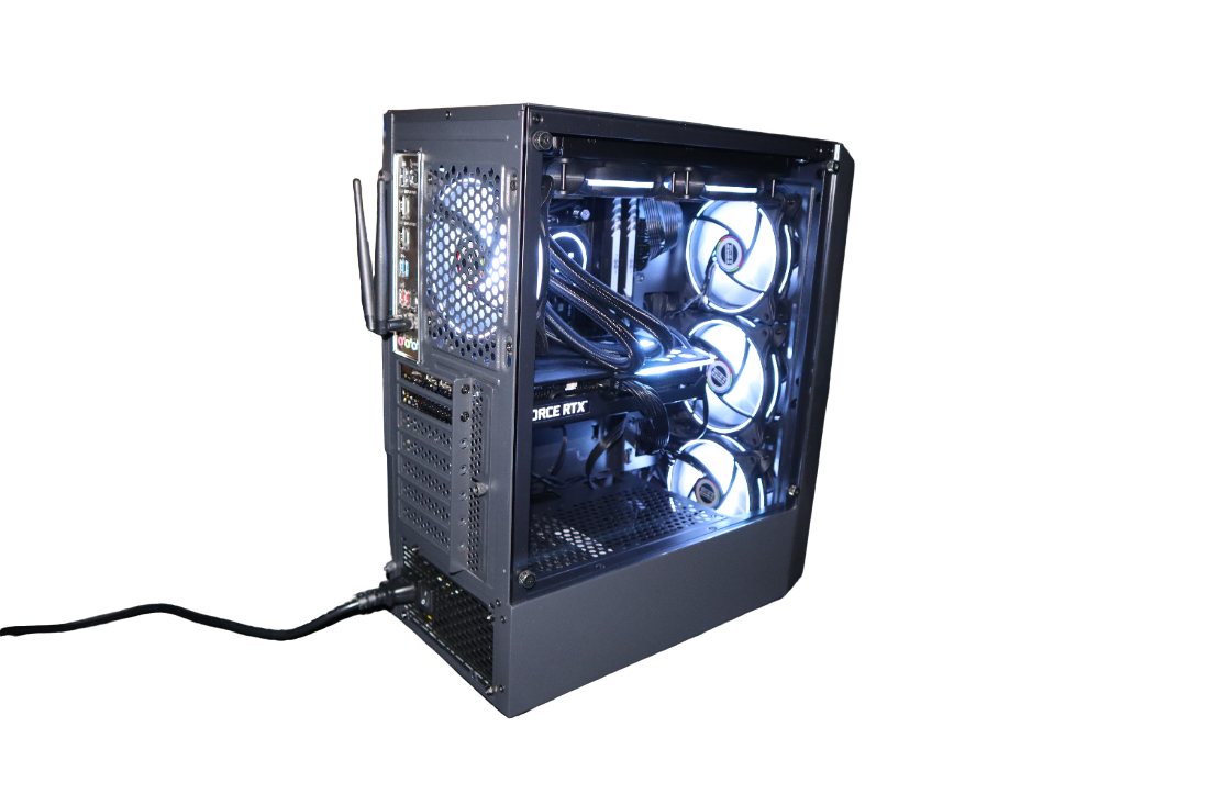VELOCITY SERIES Gaming PC, Intel Core i5-12400F 4.4GHz, GeForce RTX 3060ti 8GB, 16GB DDR4, 1TB SSD, WiFi & Win 10 Pro