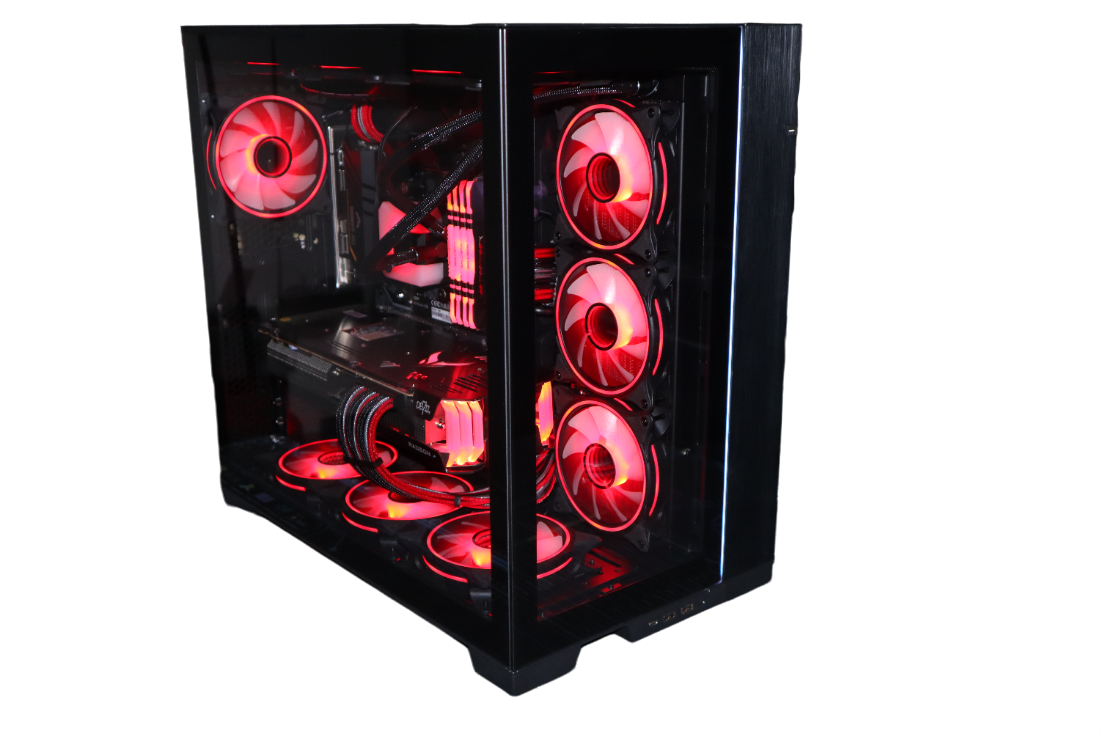 HIGH END Gaming PC the RED DEVIL, AMD Ryzen 7 5800X3D 3.4 GHz, AMD RADEON RX 6900 XT 16GB, 32GB DDR4, 1TB SSD, WiFi & Win 10 Pro