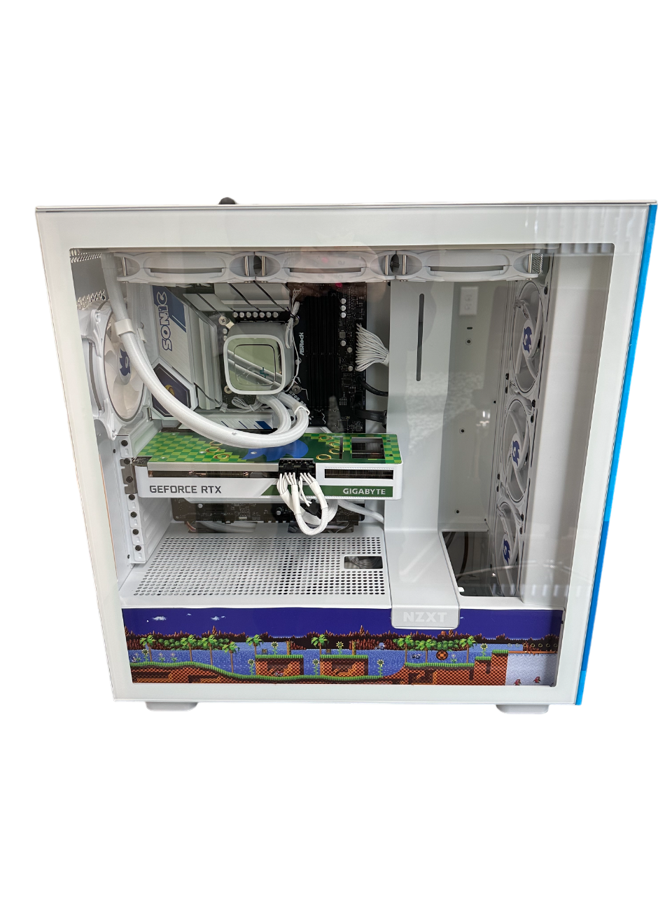 Sonic Custom PC Build! - Intel Core i5-12400F 2.5 GHz 6-Core - Geforce RTX 3060ti 8GB - 32 GB (2 x 16 GB) DDR5-5600 CL36 Memory - 1TB SSD, Win 10 Pro