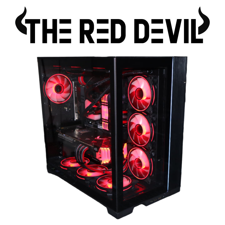 HIGH END Gaming PC the RED DEVIL, AMD Ryzen 7 5800X3D 3.4 GHz, AMD