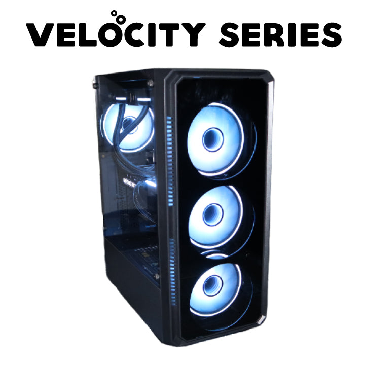 VELOCITY SERIES Gaming PC, Intel Core i5-12400F 4.4GHz, GeForce RTX 3060ti 8GB, 16GB DDR4, 1TB SSD, WiFi & Win 10 Pro